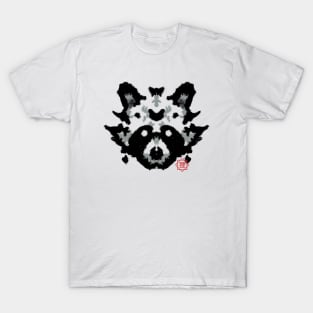 Raccoon Rorschach Test by Tobe Fonseca T-Shirt